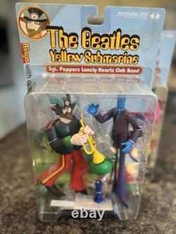 McFarlane Toys 2000 The Beatles Yellow Submarine Action Figures Complete Set