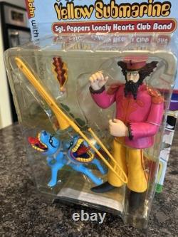McFarlane Toys 2000 The Beatles Yellow Submarine Action Figures Complete Set