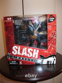 McFarlane Toys Guns N Roses Slash Action Figure Deluxe Box Set New In Box