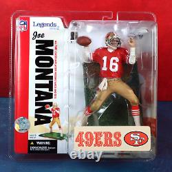 McFarlane Toys Joe Montana San Francisco 49ers NFL Action Figure 2006 Sealed