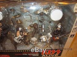 McFarlane Toys KISS ALIVE Deluxe Boxed Set Action Figures HTF