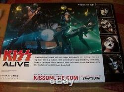 McFarlane Toys KISS ALIVE Deluxe Boxed Set Action Figures RARE Awesome Set