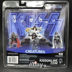 McFarlane Toys KISS CREATURES Action Figures 2002 Lot of 4 Factory Sealed New