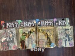 McFarlane Toys KISS Ultra Action Figures Gene Simmons Criss Frehley Stanley