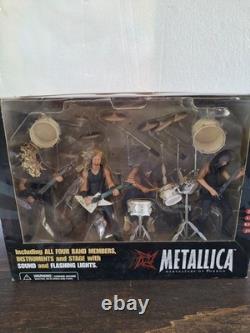 McFarlane Toys Metallica Harvesters of Sorrow Super Stage Figures 2001 Sealed