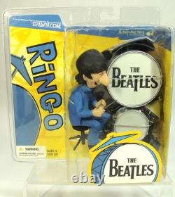 Mcfarlane 1966 Cartoon Tv Show The Beatles Set Of Four 6 Scale Figures Misp