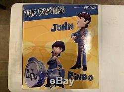 Mcfarlane Beatles Animated 4 Figure Deluxe Box Set New Sealed