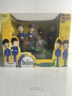 Mcfarlane Beatles Cartoon 4 Figure Box Set Alligator John Paul George Ringo Nib