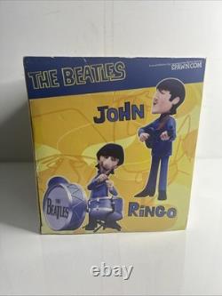 Mcfarlane Beatles Cartoon 4 Figure Box Set Alligator John Paul George Ringo Nib