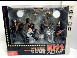 Mcfarlane Limited Edition Box Set Kiss Alive with Stage