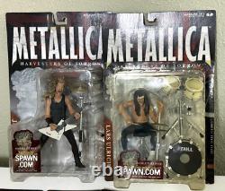 Mcfarlane Metallica Complete Set (4) Lars, James, Kirk, Jason Harvestor O Sorrow