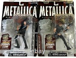 Mcfarlane Metallica Complete Set (4) Lars, James, Kirk, Jason Harvestor O Sorrow