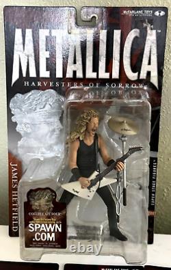 Mcfarlane Metallica Complete Set (4) Lars, James, Kirk, Jason Harvestor O Sorrow