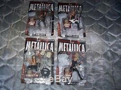Mcfarlane Metallica Harvesters Of Sorrow Set Of 4 Unopened Figures Lot