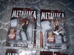 Mcfarlane Metallica Harvesters Of Sorrow Set Of 4 Unopened Figures Lot
