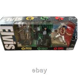 Mcfarlane Toys ELVIS PRESLEY 3-PACK DELUXE ACTION-FIGURES 2006 Series