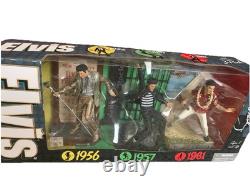 Mcfarlane Toys ELVIS PRESLEY 3-PACK DELUXE ACTION-FIGURES 2006 Series