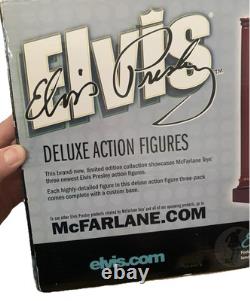 Mcfarlane Toys ELVIS PRESLEY 3-PACK DELUXE ACTION-FIGURES 2006 Series