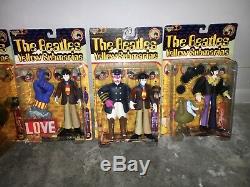 Mcfarlane Toys The Beatles Yellow Submarine Lot Action Figures 1999 NIP lot