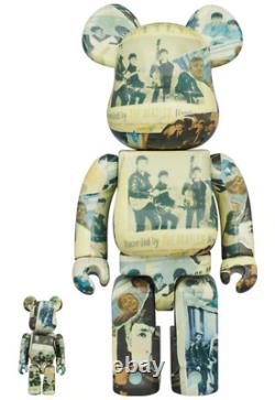 Medicom BE@RBRICK x The Beatles Anthology 100% & 400% Set Bearbrick Figure Bear