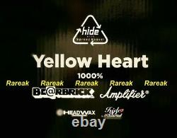 Medicom Be@rbrick 2018 Amplifier 20th Memorial 1000% Yellow Heart Bearbrick 1pc