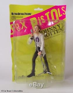 Medicom Sex Pistols Johnny Rotten Action Figure Punk Rock Music Memorabilia