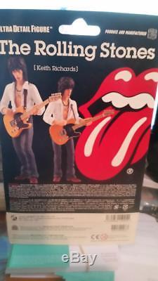 Medicom The Rolling Stones Keith Richards Action Figure Rock Music Memorabilia