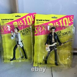 Medicom Toy Sex Pistols Sid Vicious & Johnny Rotten Action Figures NIB