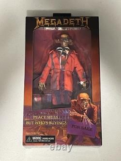 Megadeth Peace Sells Vic Rattle head NECA Sealed NEW 8 Action Figure RARE