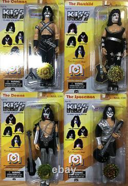 Mego KISS 2018 Gene, Paul, Peter and Ace. Numbered Limited Ed. Figure 8 SET OF 4