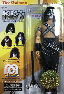 Mego KISS 2018 Gene, Paul, Peter and Ace. Numbered Limited Ed. Figure 8 SET OF 4
