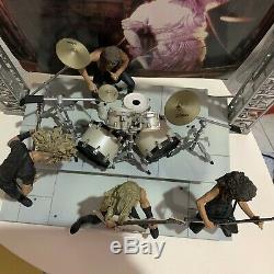 Metallica Action Figures on Stage with Lights and Sound FUNZIONANTE