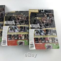 Metallica Harvester Of Sorrow McFarlane 2001 Action Figures Complete Set 4 NIB