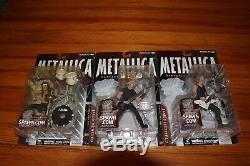 Metallica Harvester Of Sorrow McFarlane Action Figures. 3 unopened