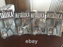 Metallica Harvesters Of Sorrow McFarlane Toys 4 Action Figures Sealed In Box