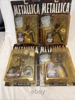 Metallica Harvesters of Sorrow Complete Set McFarlane Action Figures 2001