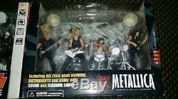 Metallica Harvesters of Sorrow McFarlane Action Figure Box Set and Kiss alive