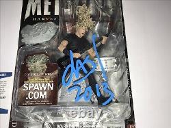 Metallica Jason Newsted Rare Signed Todd McFarlane Action Figure Statue BAS COA