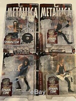 Metallica McFarlane Figures Set Of 4 Harvester Of Sorrow