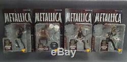 Metallica SET (4) Harvesters of Sorrow McFarlane Toys Super Stage Figures Lars