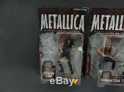 Metallica SET (4) Harvesters of Sorrow McFarlane Toys Super Stage Figures Lars