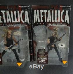 Metallica SET (4) Harvesters of Sorrow McFarlane Toys Super Stage Figures Lars