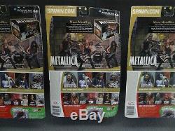 Metallica SET (4) Harvesters of Sorrow McFarlane Toys Super Stage Figures Lars