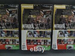 Metallica SET (4) Harvesters of Sorrow McFarlane Toys Super Stage Figures Lars