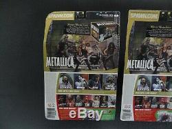 Metallica SET (4) Harvesters of Sorrow McFarlane Toys Super Stage Figures Lars