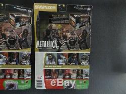 Metallica SET (4) Harvesters of Sorrow McFarlane Toys Super Stage Figures Lars