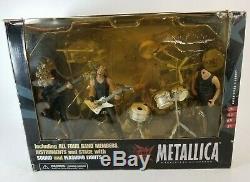 Metallica Super Stage Figures Box Set Sound Flashing McFarlane Toys 2001