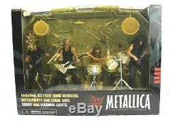 Metallica Super Stage Figures By McFarlane Toys New Old stock sealed in box
