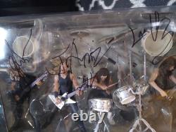 Metallica box set action figures signed