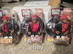 Mezco 2002 Run DMC & Jam Master Jay Figures Sealed Set